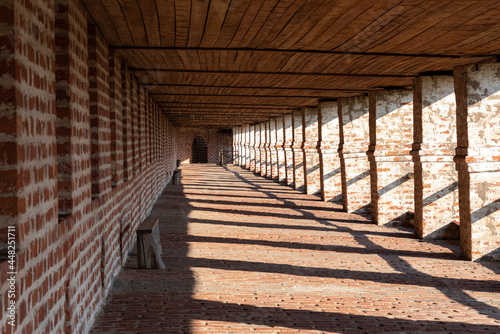 Walkway in an ancient temple