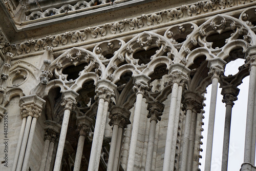 detail of notre dame cathedral city