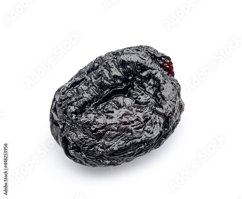 Canvas Print Tasty prune on white background