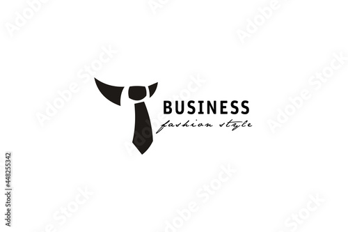 Tie business elegant luxury fashion logo design.