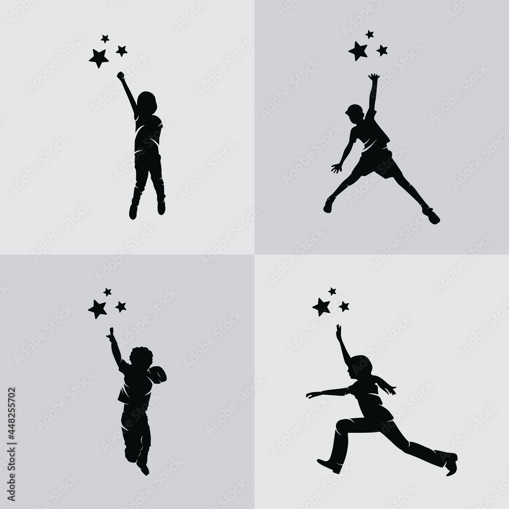 Kids dream to reach a star