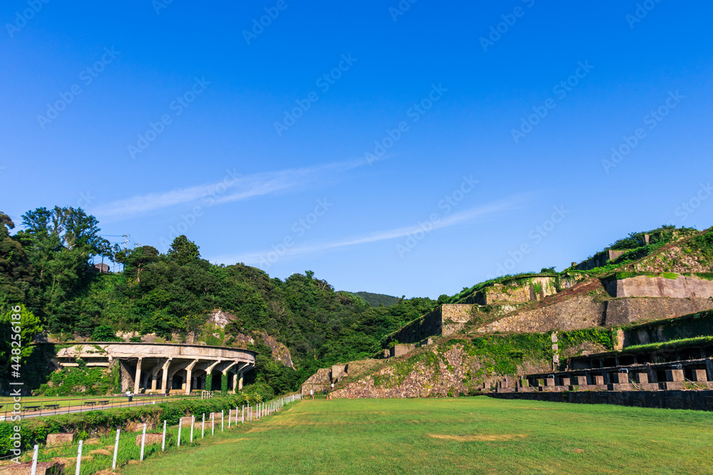 Naklejka premium 佐渡島 北沢浮遊選鉱場