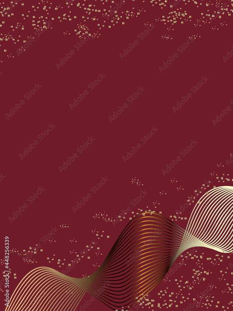 Cristmas and glowing background with gold placer Cristmas and glowing background with gold placer