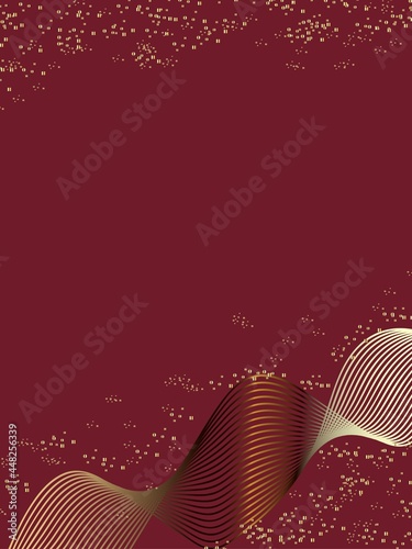 Cristmas and glowing background with gold placer