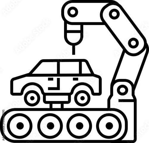 Vehicle icon. Global business concept icon style