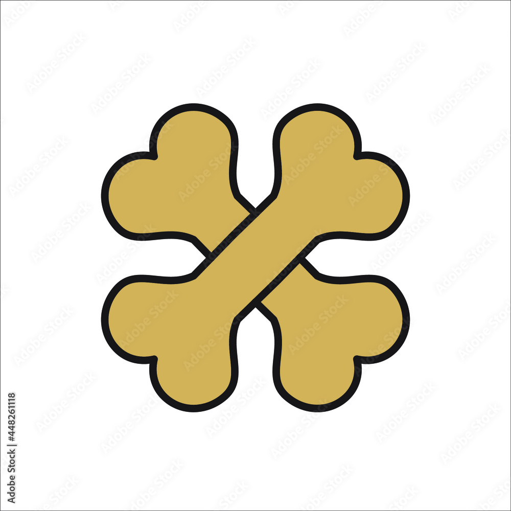 dog bone icons symbol vector elements for infographic web dog bone icons symbol vector elements for infographic web