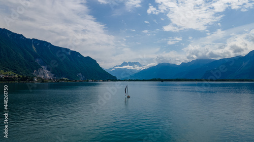 Pictures from Geneva lake, Montreux, Switzerland. 