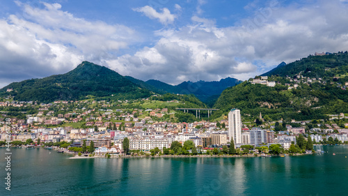 Tela Pictures from Geneva lake, Montreux, Switzerland.