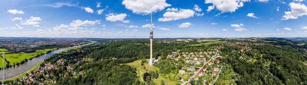 Obraz premium Fernsehturm Dresden