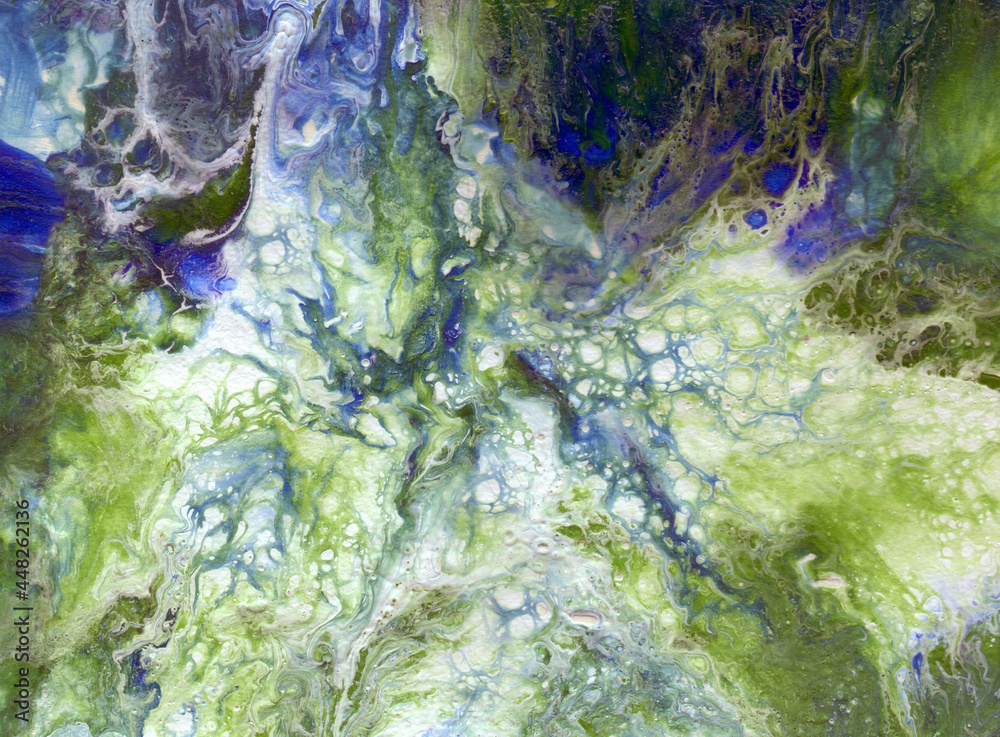 Naklejka premium blue and green