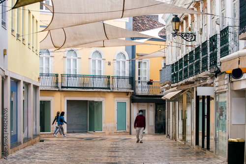 Main center downtown tourist shopping area