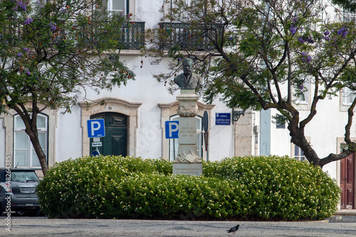 Garden Manuel Bivar bust statue