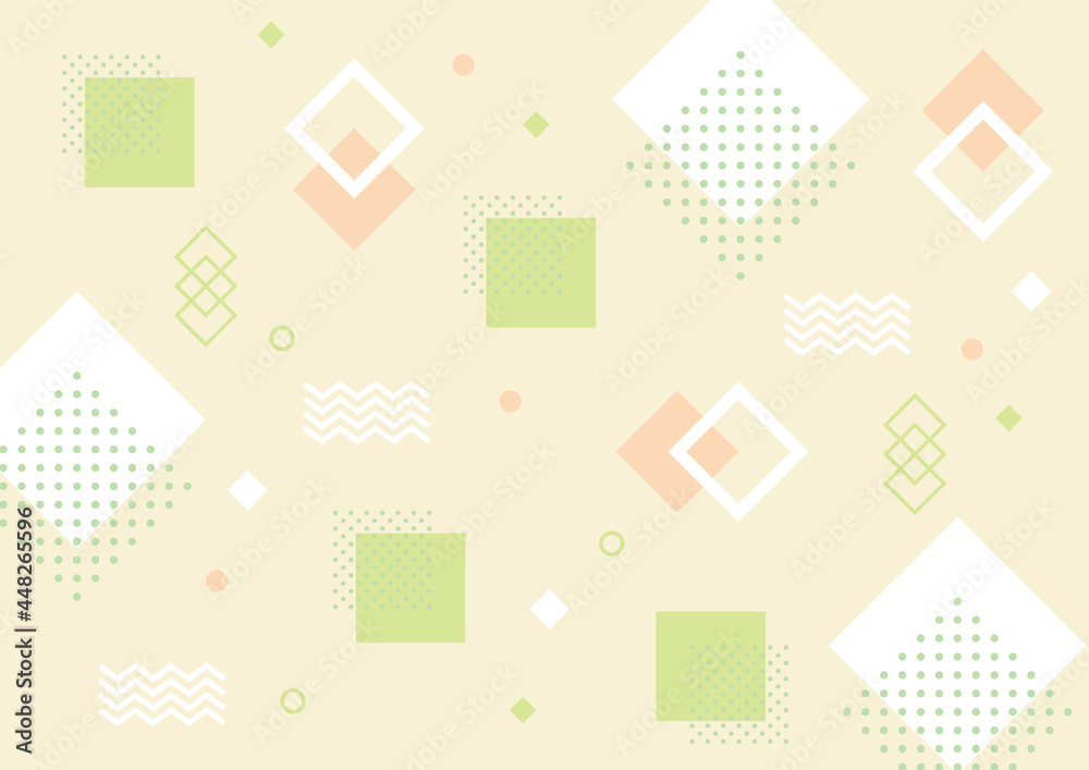 幾何学背景黄色ベースstock Vector Adobe Stock