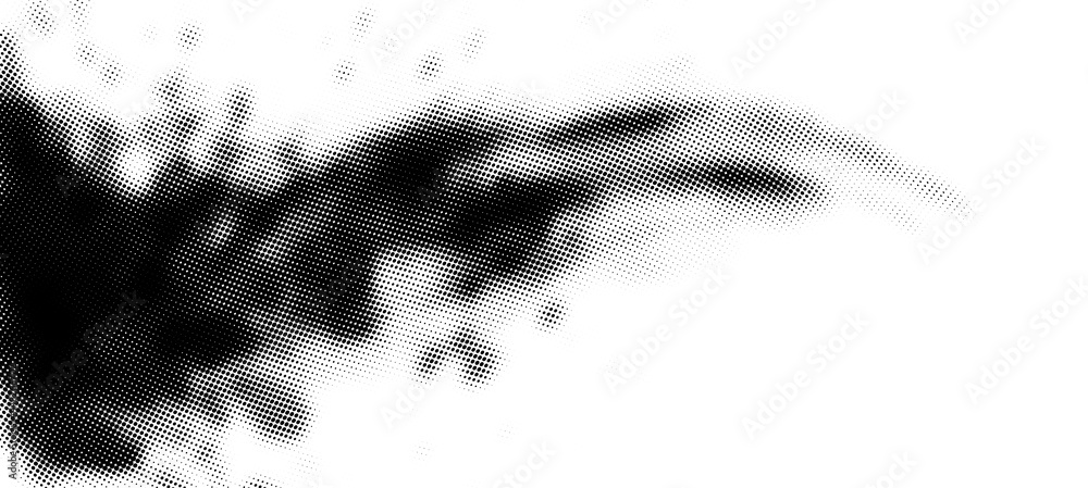 custom made wallpaper toronto digitalAbstract black halftone dotted spot.