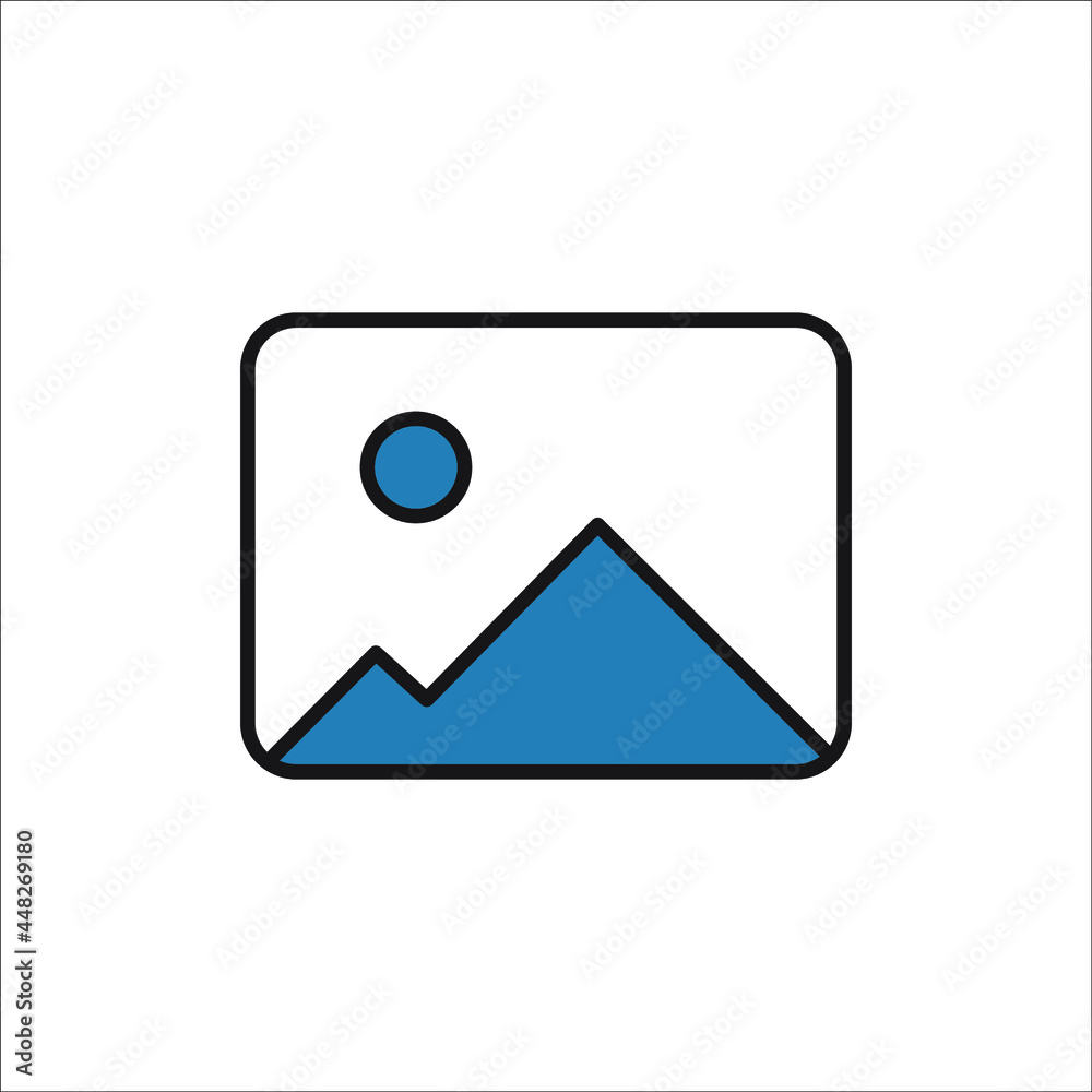 Picture icons symbol vector elements for infographic web Picture icons symbol vector elements for infographic web