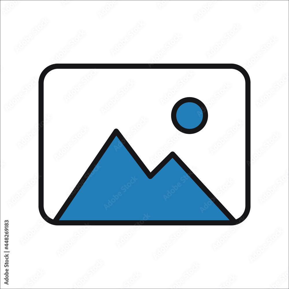 Picture icons symbol vector elements for infographic web Picture icons symbol vector elements for infographic web