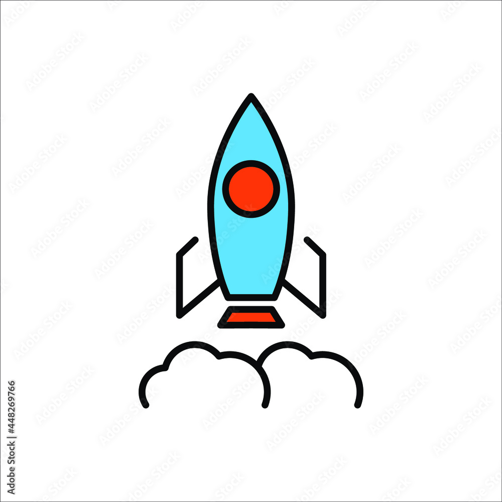 rocket icons symbol vector elements for infographic web rocket icons symbol vector elements for infographic web