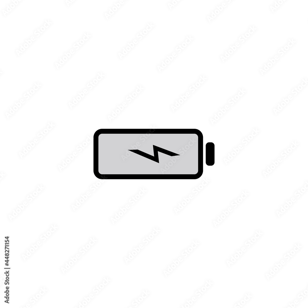 Eco green Battery logo vector icon illustration in flat Eco green Battery logo vector icon illustration in flat