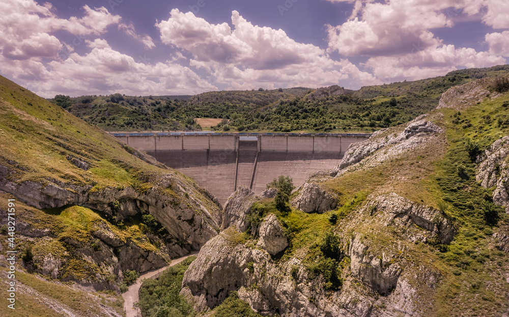 Dam of the gorge of la Hoz, Spain