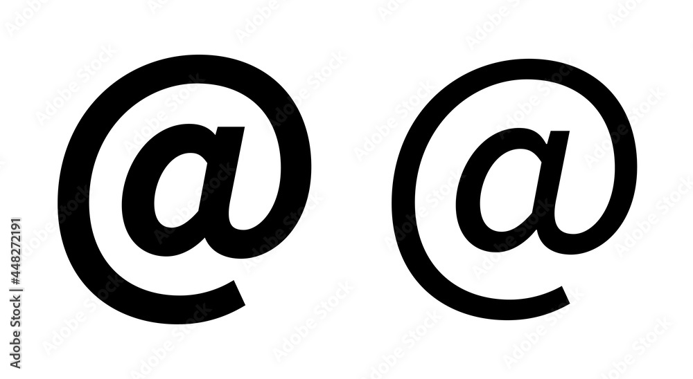 Email Icon symbol vector. mail sign. @