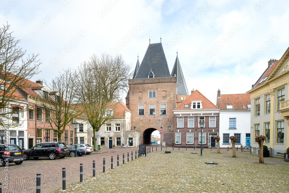 Koornmarktspoort  in Kampen, Overijssel Province, The Netherlands