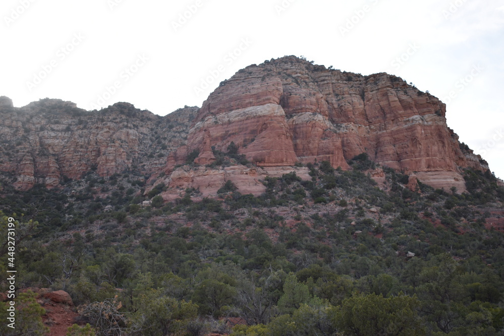 Naklejka premium Bell Rock Trailhead in Sedona Arizona