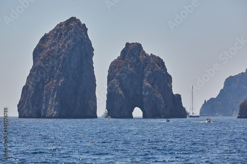 Faraglioni Cliffs, Capri, Italy, Europe