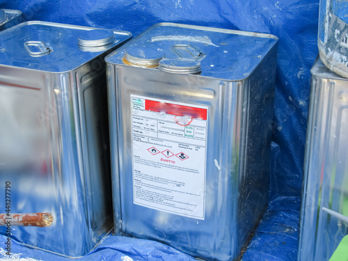 Chemical waste in the industry