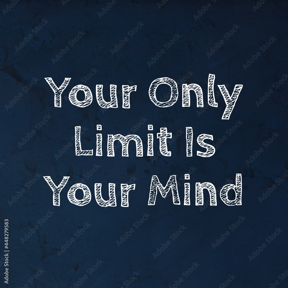 Fototapeta premium Best Inspirational and motivational quotes and saying about life, wisdom, positive, uplifting, empowering, success, motivation, and inspiration written on blue background.
