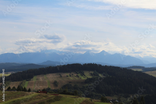 panorama of the Tatra's mountains