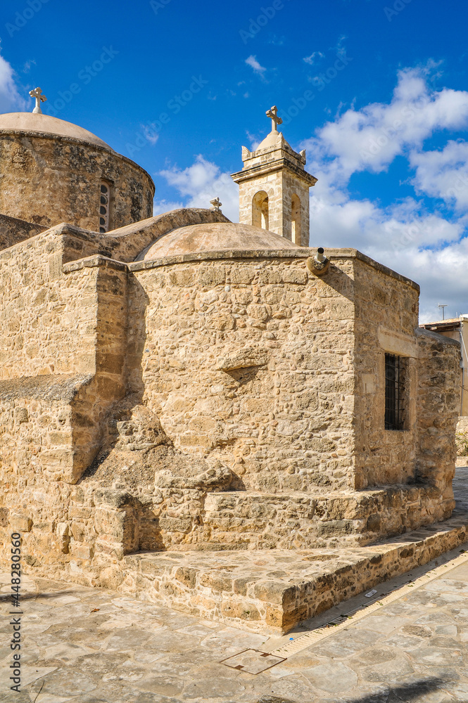 The village of Empa (translated as entrance) near Paphos, known since the Byzantine era, is famous for the 12th-century church of Panagia Chryseleusa and the modern Basilica of St. Andrew       