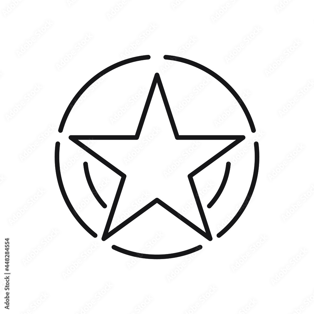 Stars in circle icons symbol vector elements for infographic web Stars in circle icons symbol vector elements for infographic web