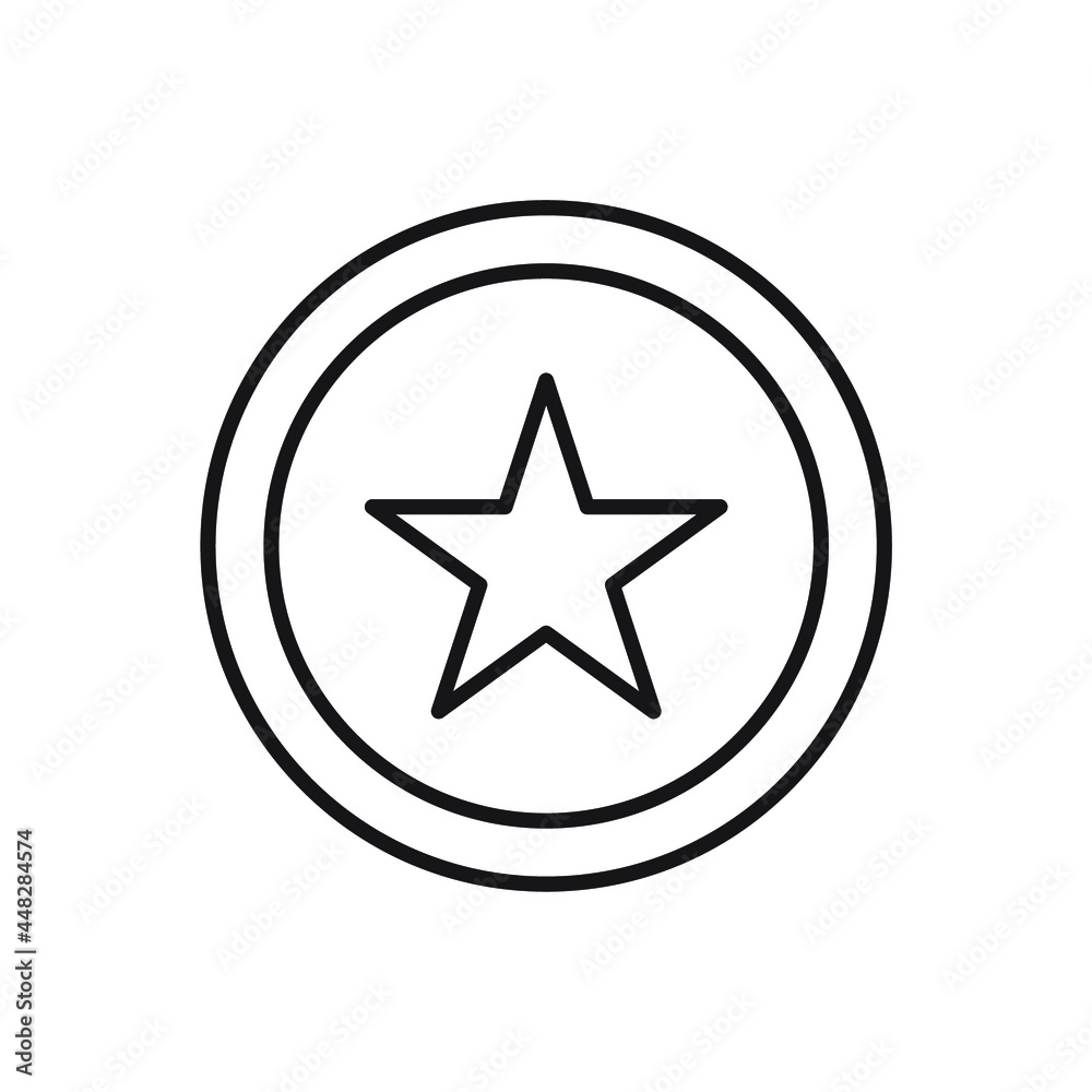 Stars in circle icons symbol vector elements for infographic web Stars in circle icons symbol vector elements for infographic web
