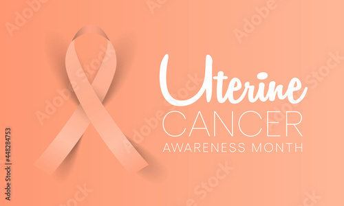 Uterine Cancer awareness month is observed every year in September, it is a type of cancer that begins in the uterus. Vector illustration