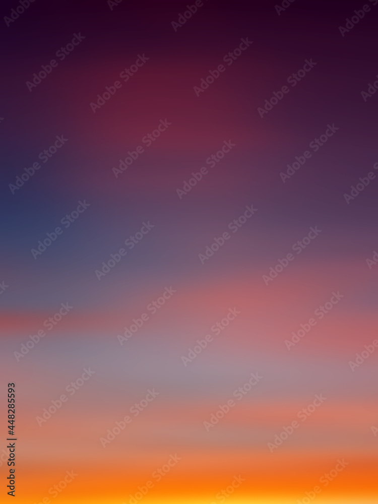Colorful abstract Sunset background backdrop