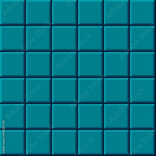 Abstract background pattern. Tiles background. Blue tile's vector texture.