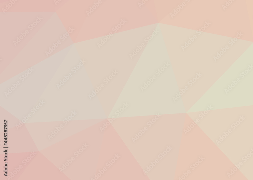 Fototapeta premium Abstract color Low-Polygones Generative Art background illustration