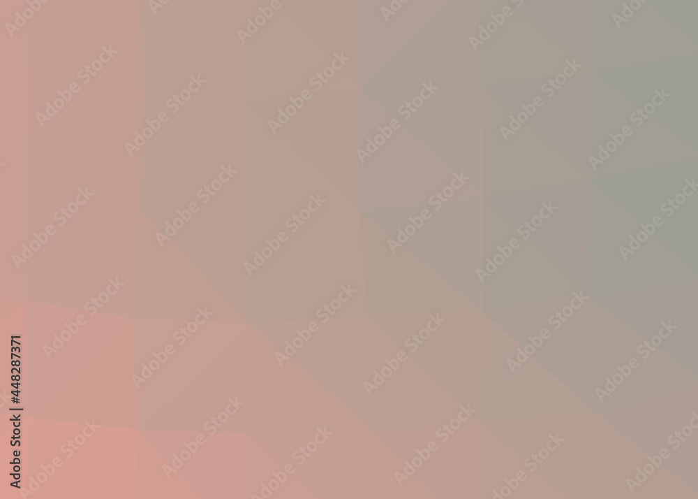 Obraz premium Abstract color Low-Polygones Generative Art background illustration