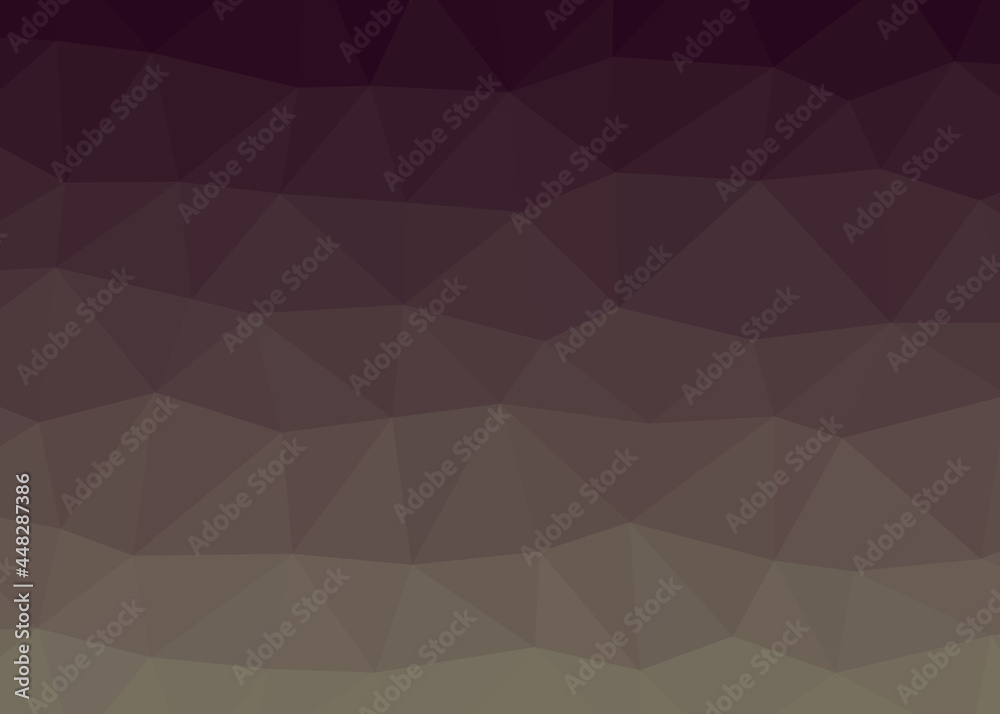 Abstract color Low-Polygones Generative Art background illustration