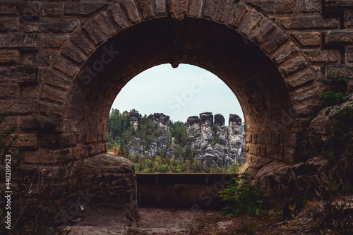 Beautiful Saxon Switzerland in the east of Germany, Saxon