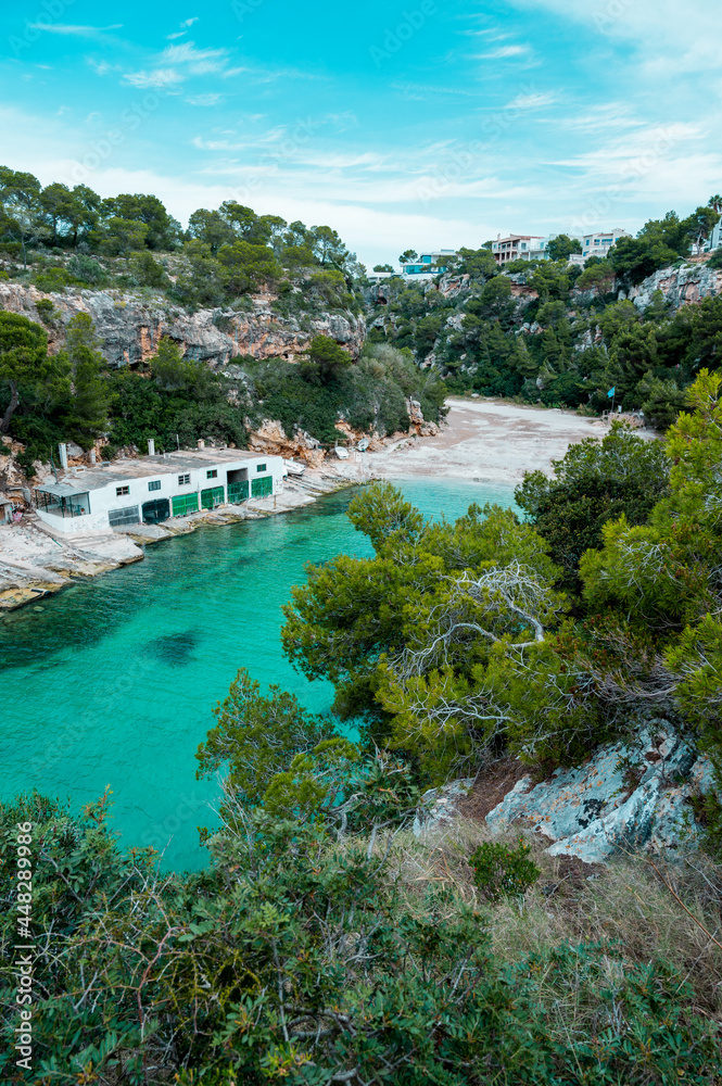 Cove of Cala Pi in Mallorca, Spain