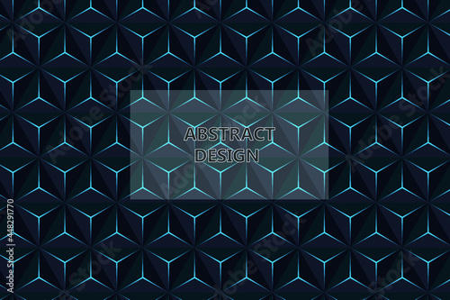 Geometric volumetric background for games, websites, and screensavers