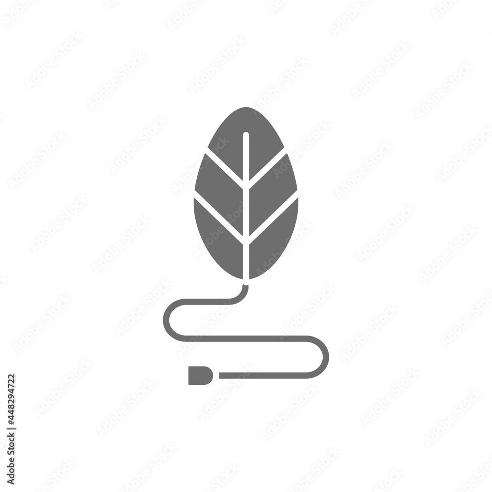 Green energy, alternative renewable energy gray icon. Green energy, alternative renewable energy gray icon.