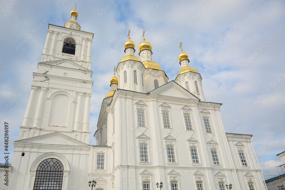 ARZAMAS, RUSSIA - JULY 28, 2021: Church of the Annunciation in Arzamas city located in Nizhny Novgorod region