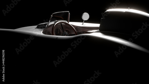 Obraz na płótnie SLR300 model 3D 1955