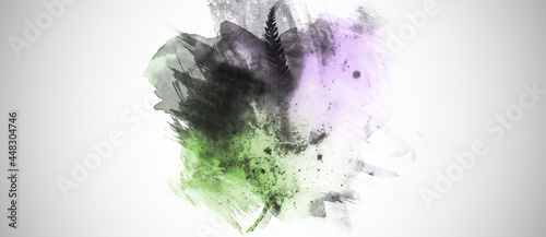 abstract colorful background bg wallpaper art with simple geometry 