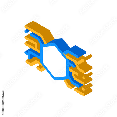 abstract symbolism isometric icon vector. abstract symbolism sign. isolated symbol illustration