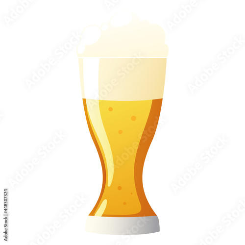 large beer glass