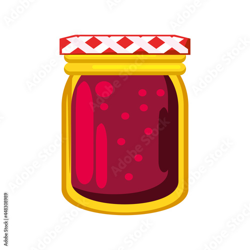 bottle of sweet jam