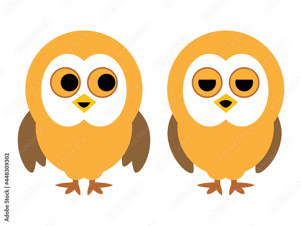 フクロウのイラスト フクロウのイラスト